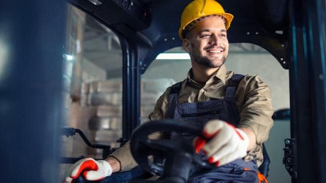 Sit-Down Counterbalanced Forklift Operator Safety