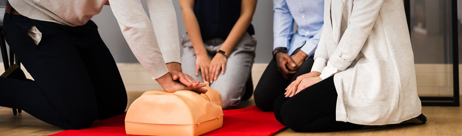 Safe + Sound First Aid Training classroom